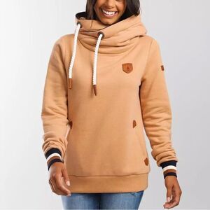 Wanakome Serita Hooded Sweatshirt Hazelnut Small